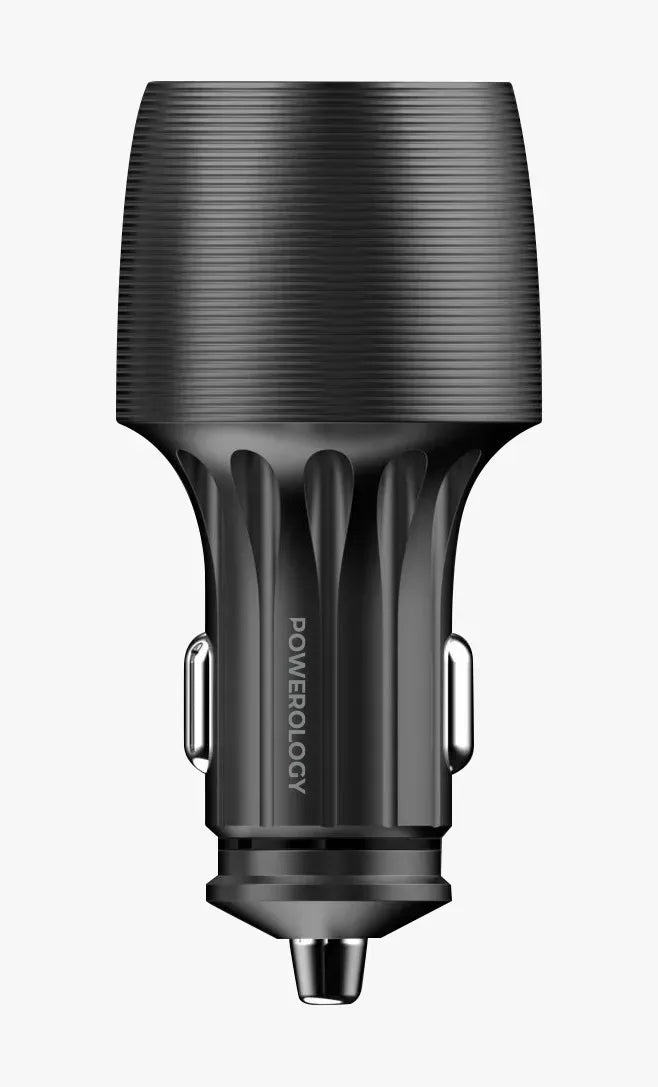 Powerology Velox 83 W Dual-Port Car Charger - Black