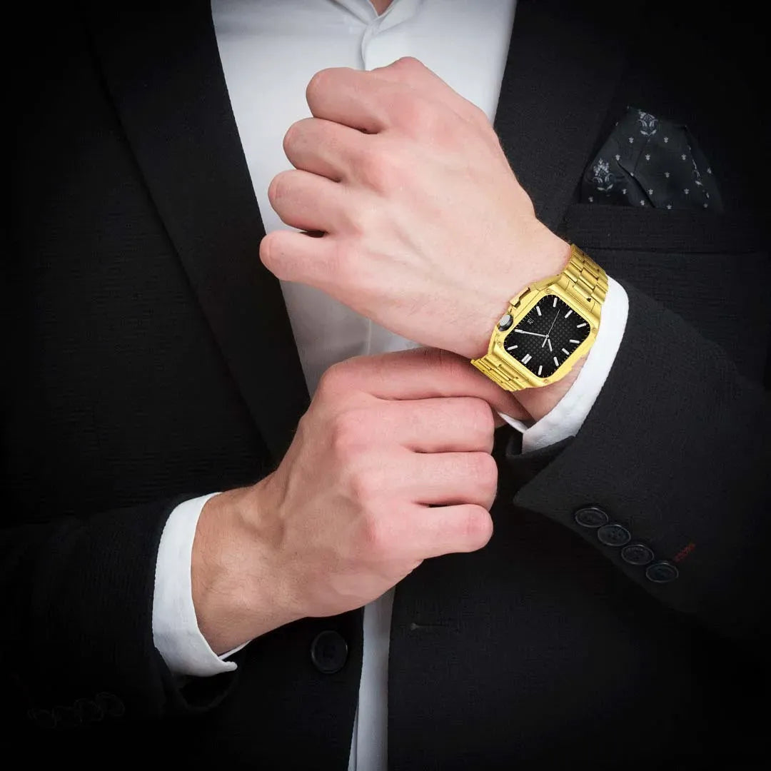 Green Lion Significato Steel Strap Case - Gold – image 5