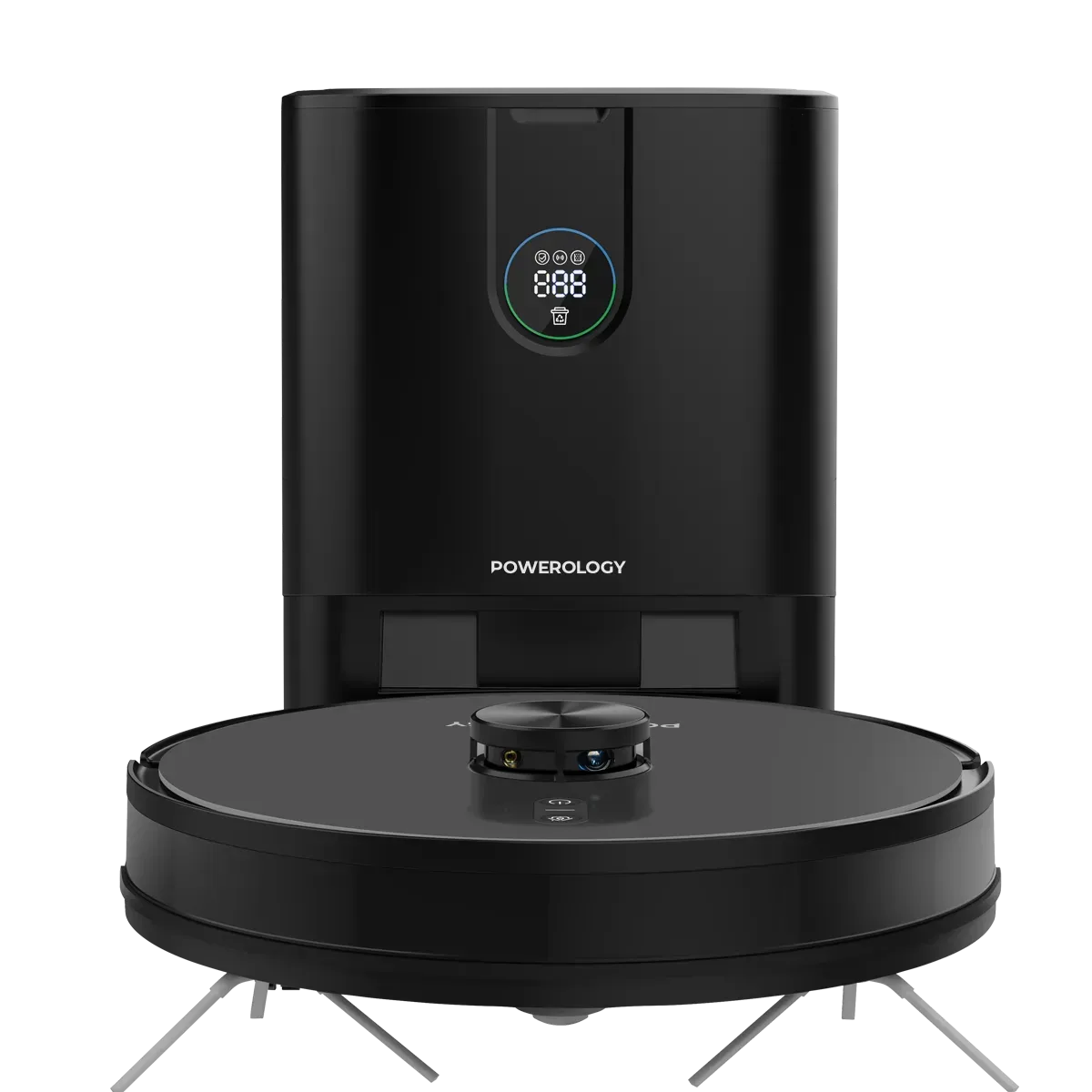 Powerology Smart Station Robot Vacuum Mop Black – image 17