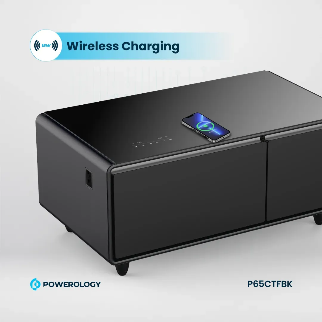Powerology Fridge Coffee Table Hifi Speaker 93l Black – image 2