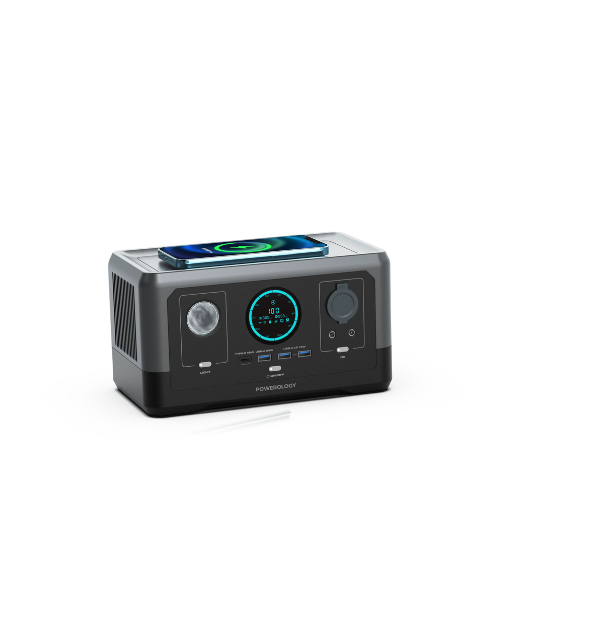 Powerology Portable Power Generator Fast Charging 76800mAh 300w Black – image 16