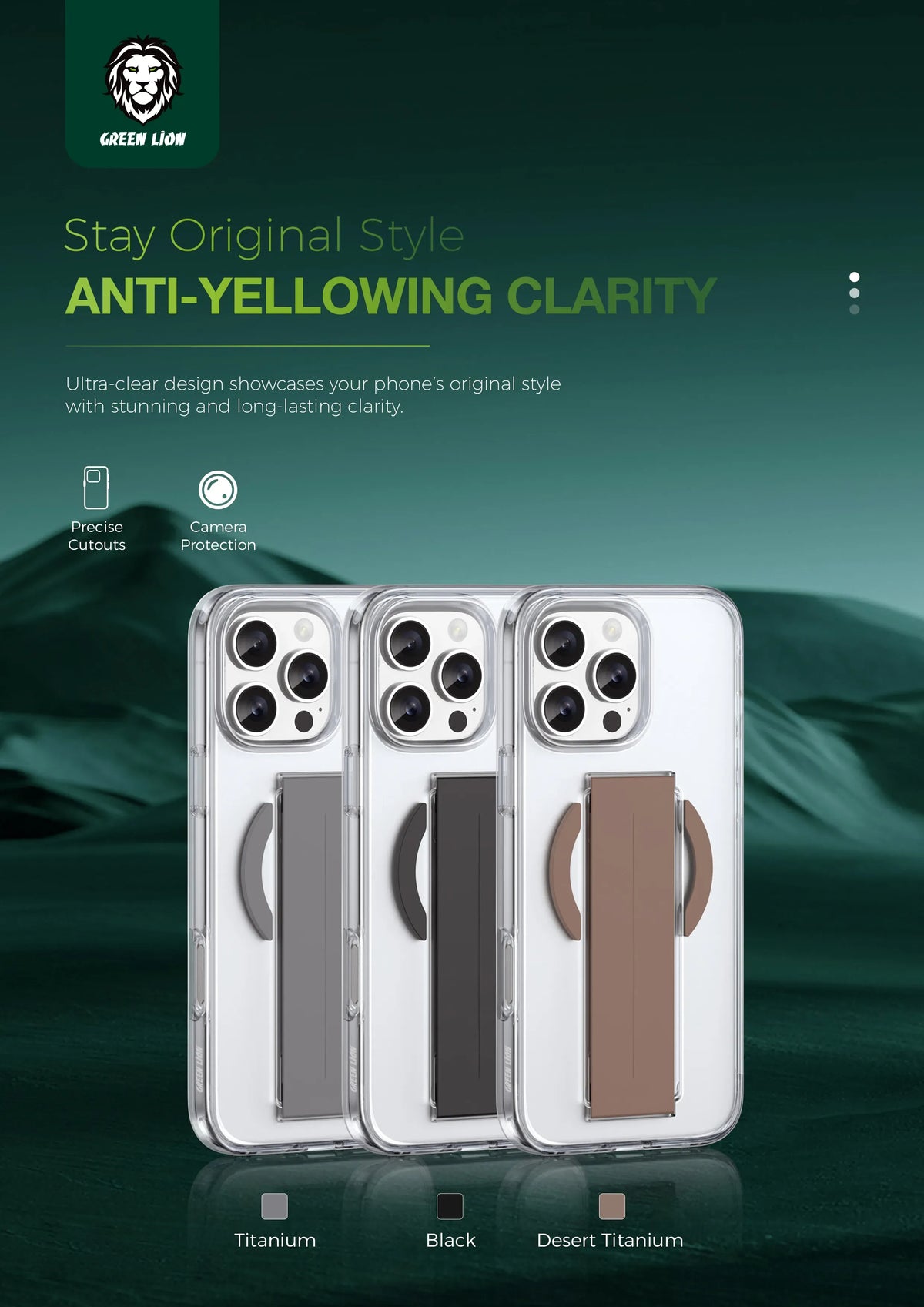Green Lion Mag Safe Grip Case - BlackTitanium – image 3