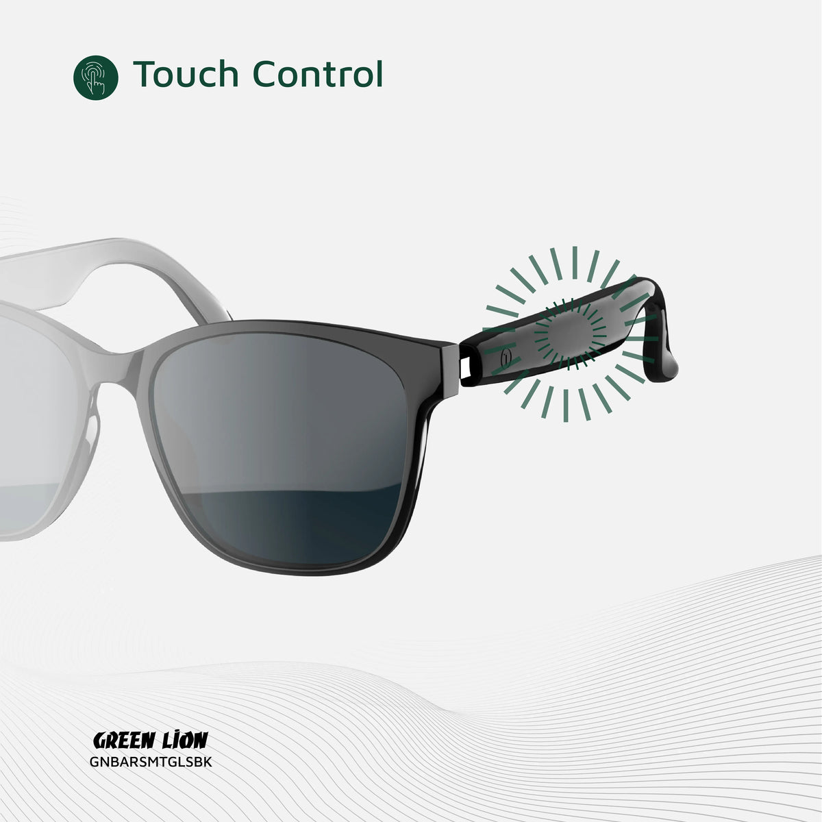 Green Lion Barcelona Smart Glasses Black – image 17