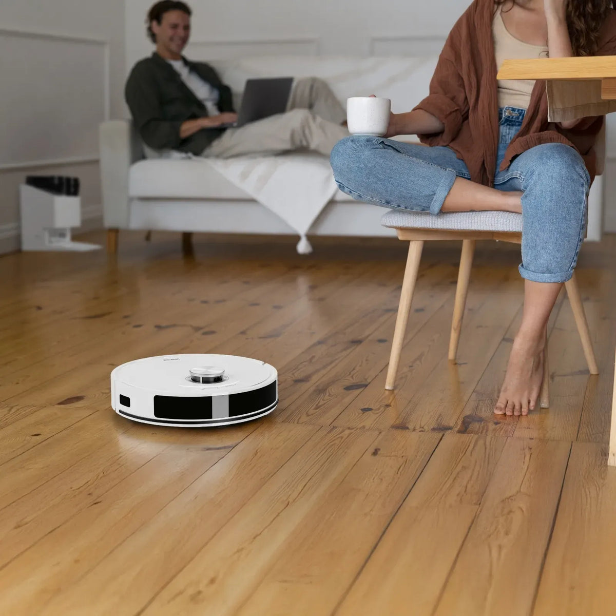 Green Lion Ultra Vac Robot Vacuum Cleaner 8000 Pa Suction - Black – image 5