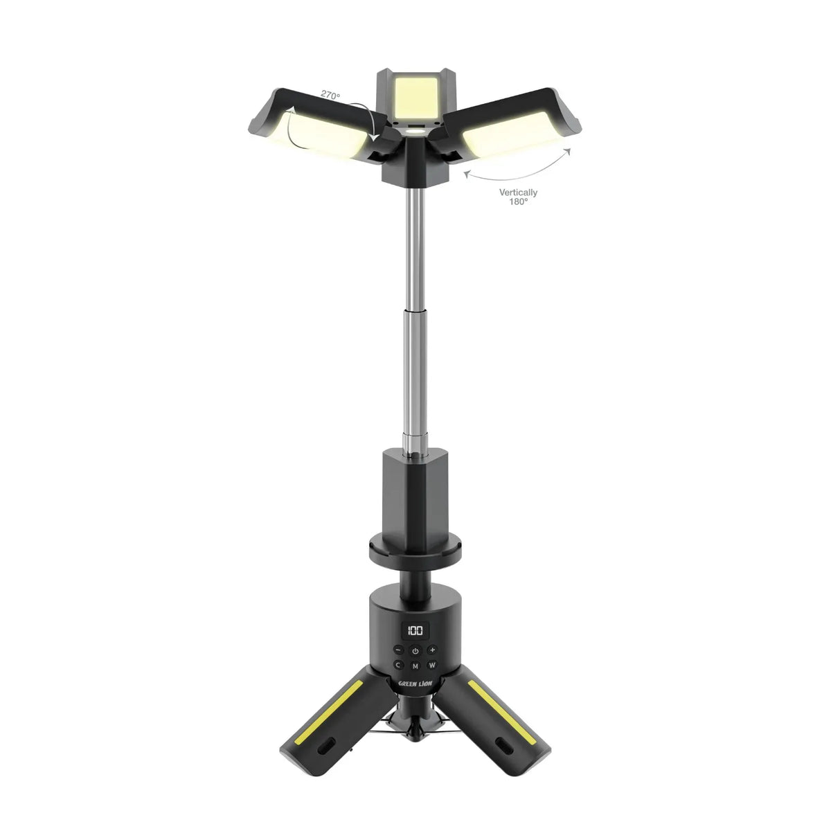 Green Lion Trio Beam Tripod Camping Light Black – image 4