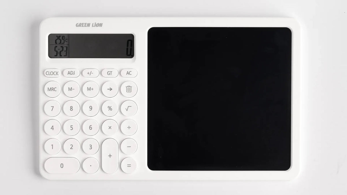 Green Lion Calcwrite Pro Calculator Writing Pad Combo White – image 2
