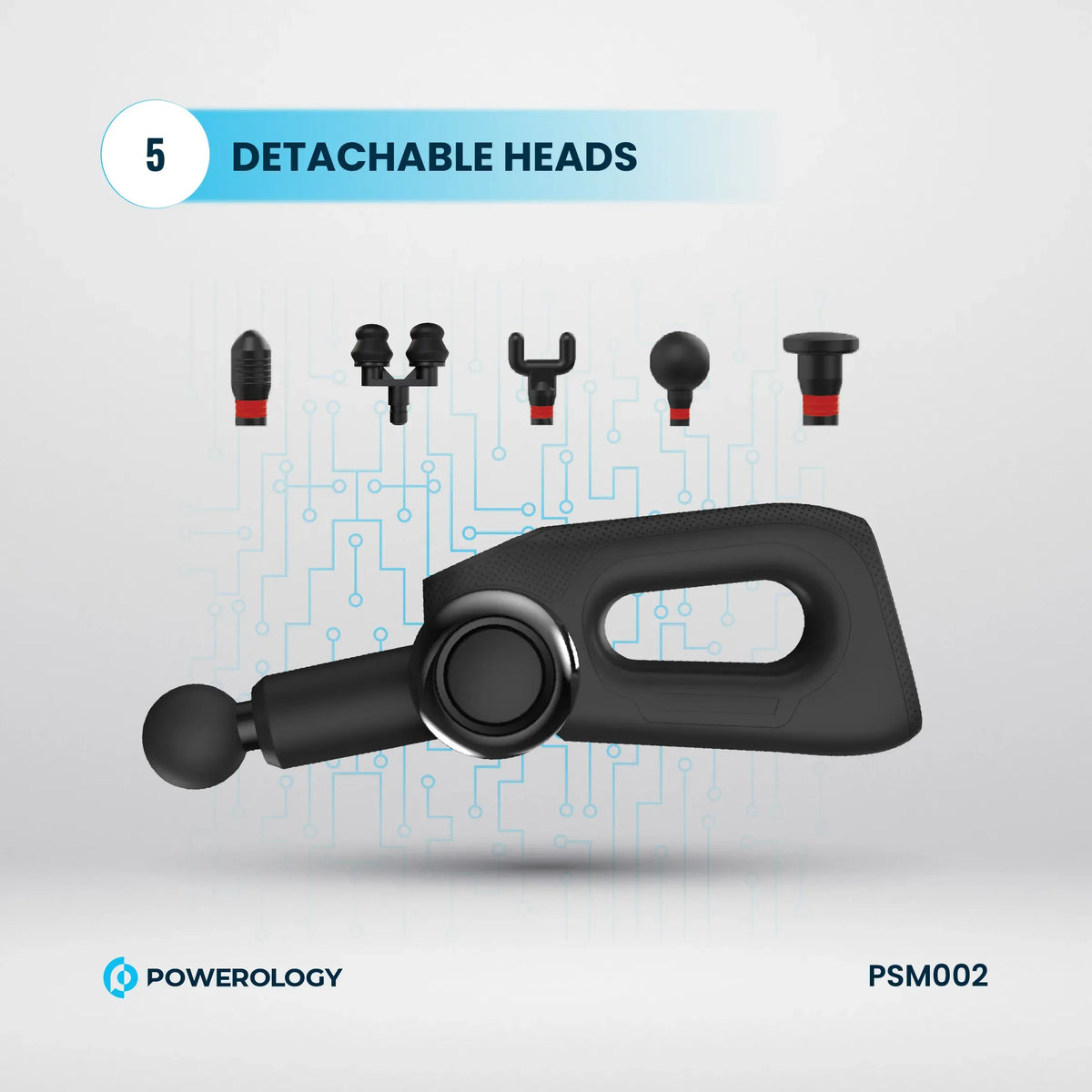 Powerology Full Body Massage Gun Black – image 16