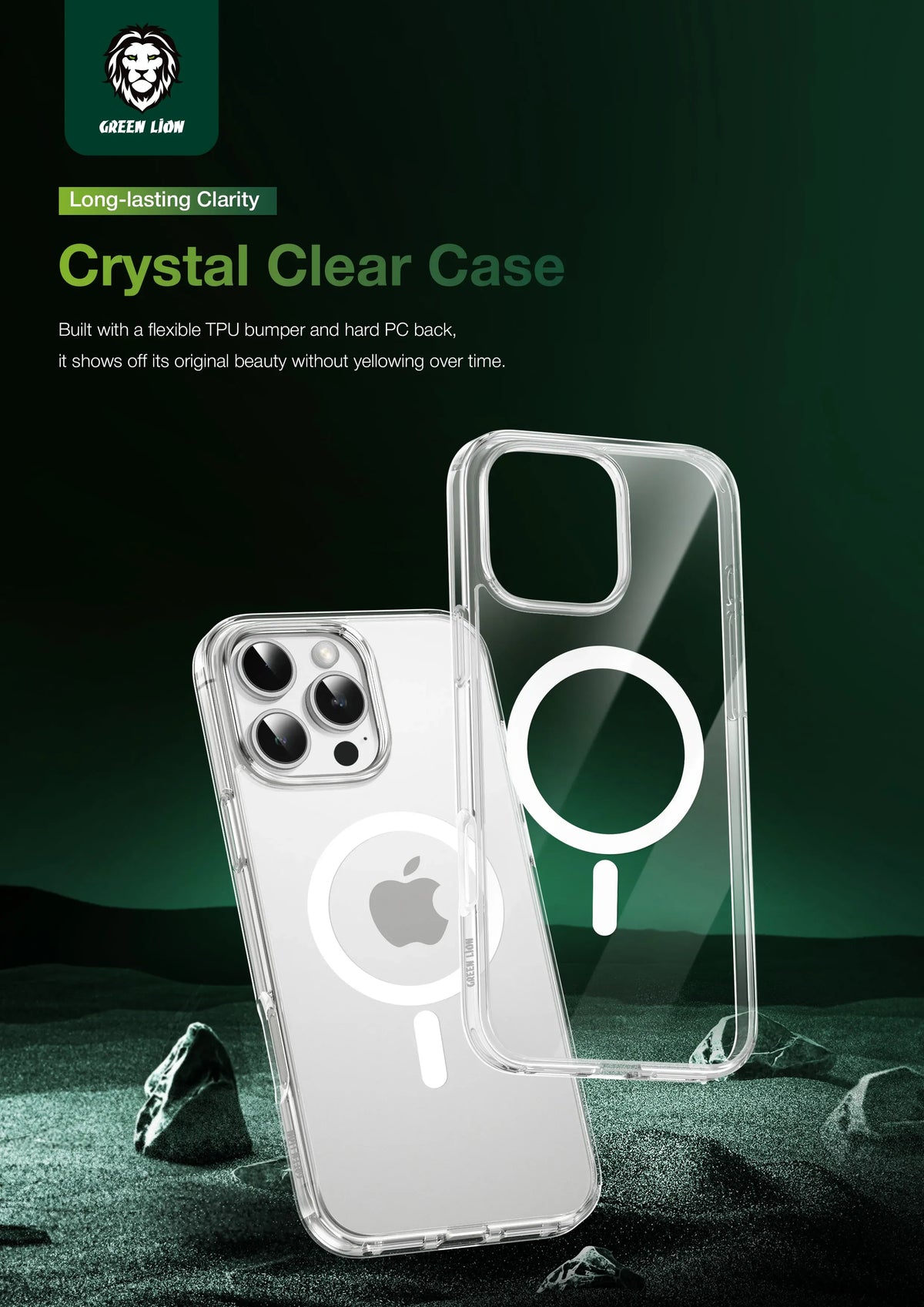 Green Lion Mag Safe Crystal Clear – image 10