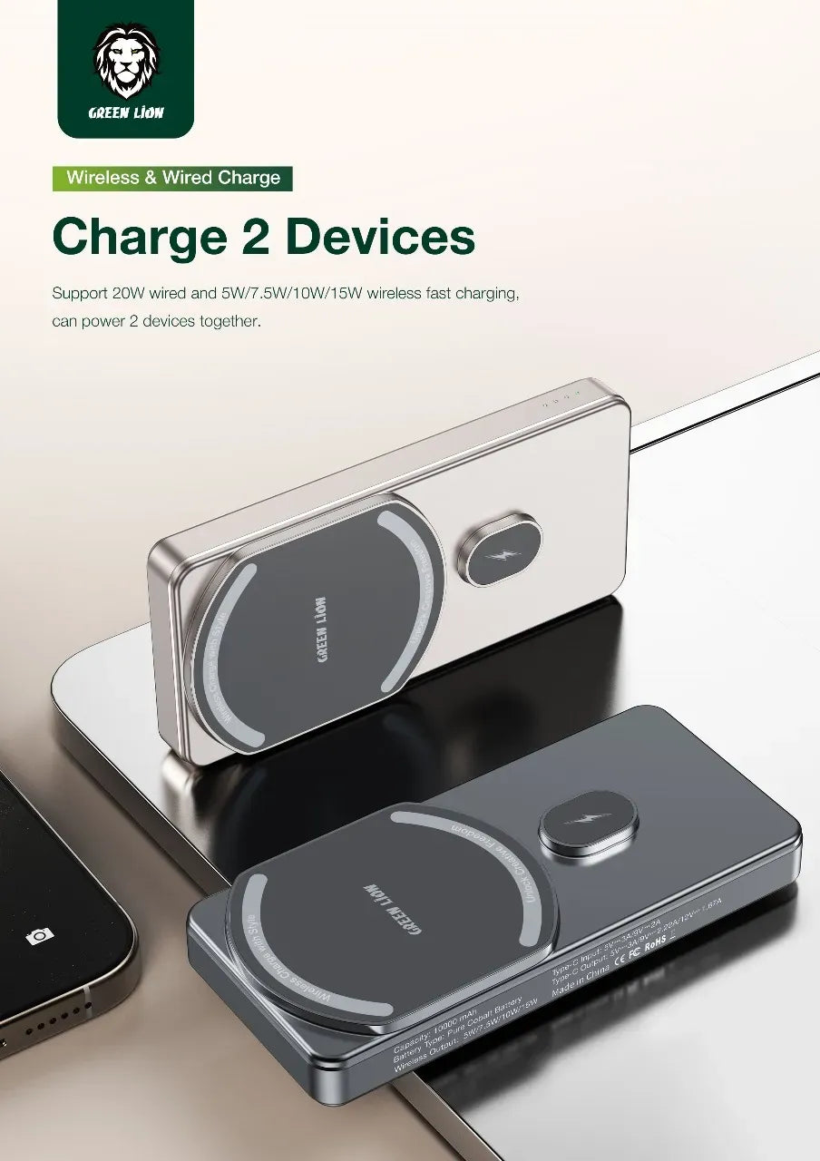 Green Lion 5000 m Ah Milton Power Bank - Black – image 5