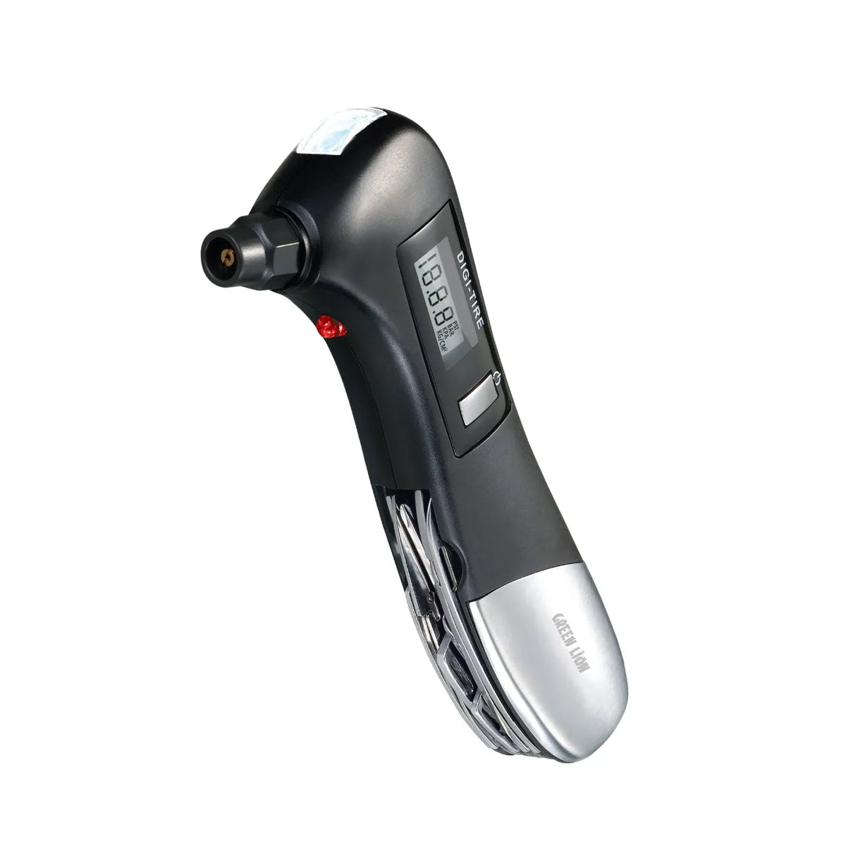 Green Lion Digital Tire Pressure Gauge 9 In 1 Rescue Tool - Black – image 2