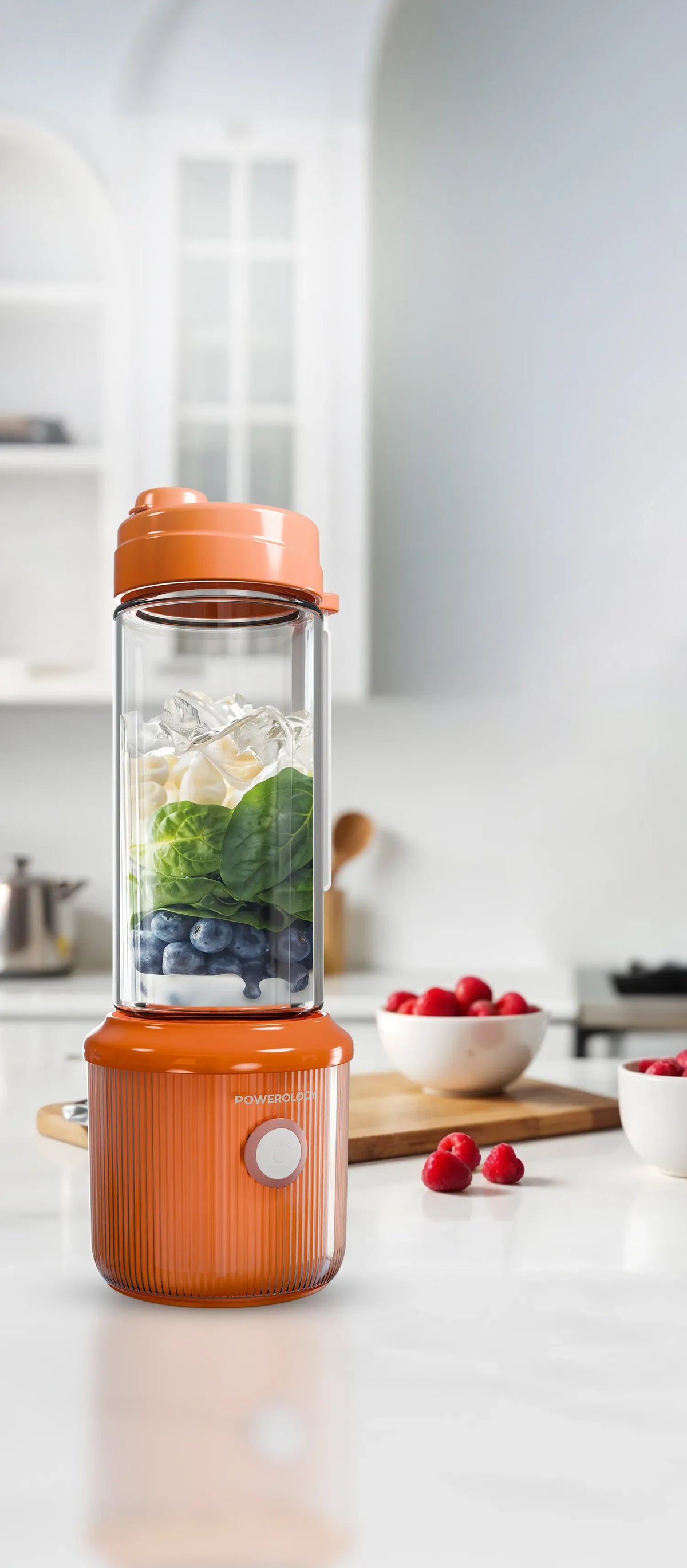 Powerology Press &Refresh Portable Blender - Orange – image 4