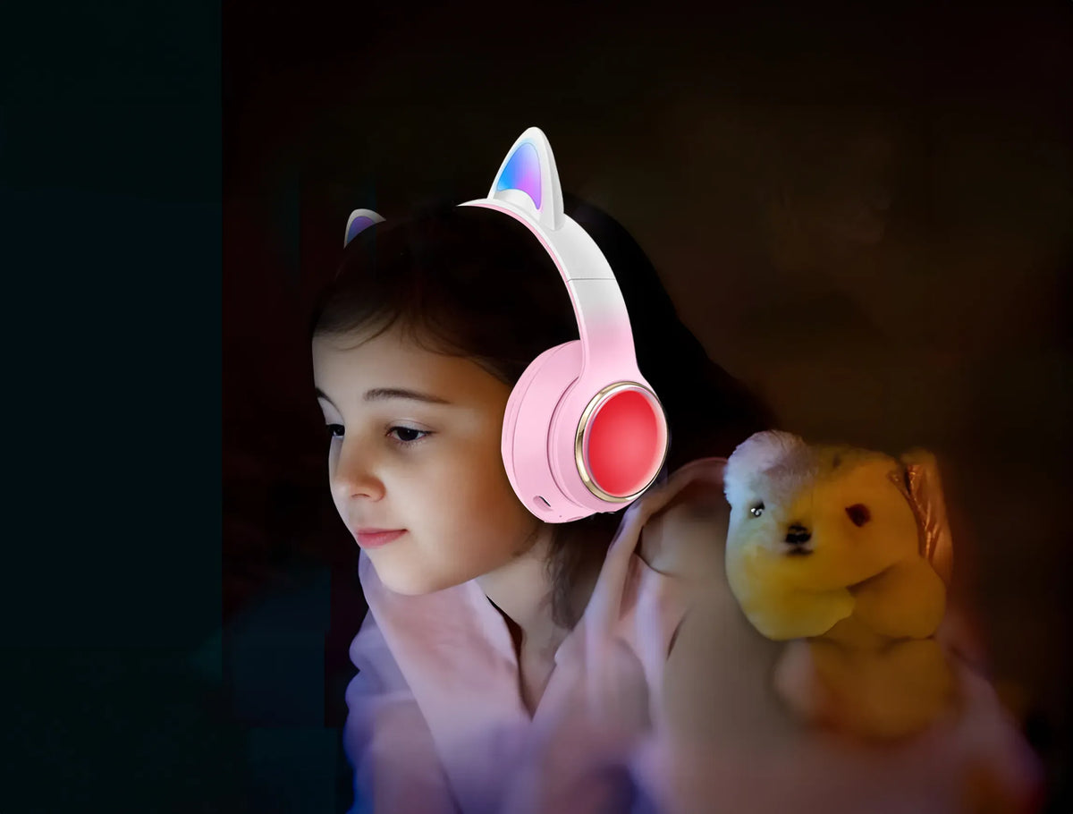Green Lion GL-400 Kids Wireless Head Phone - Pink – image 3