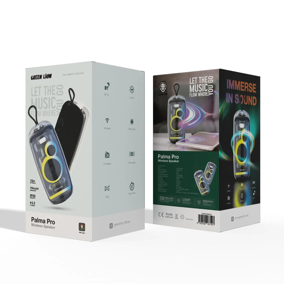 Green Lion Palma Pro Wireless Speaker Black – image 4