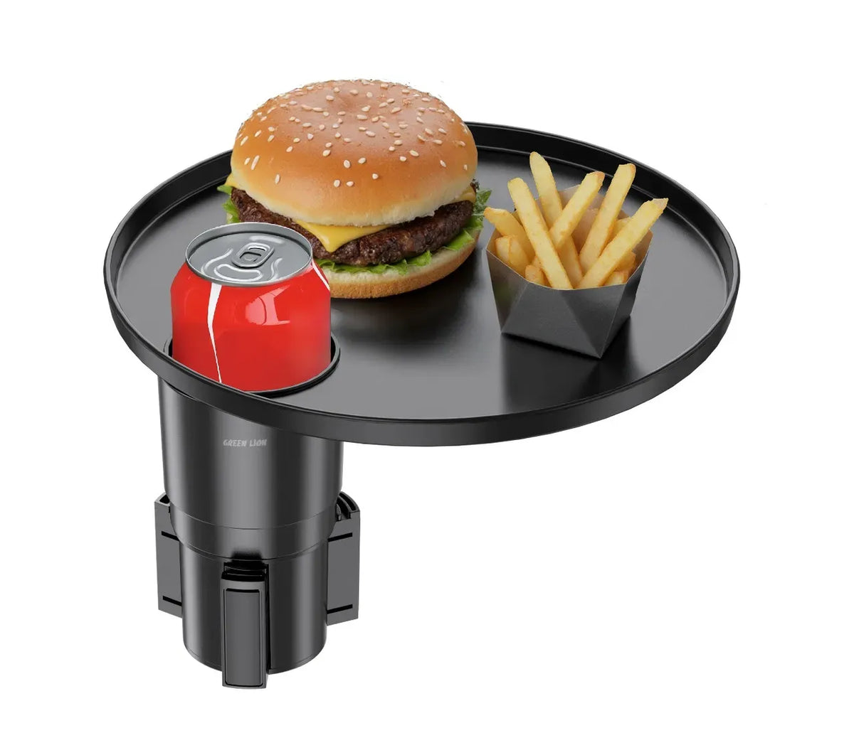 Green Lion Travel Tray Car Cup Holder Black – image 5