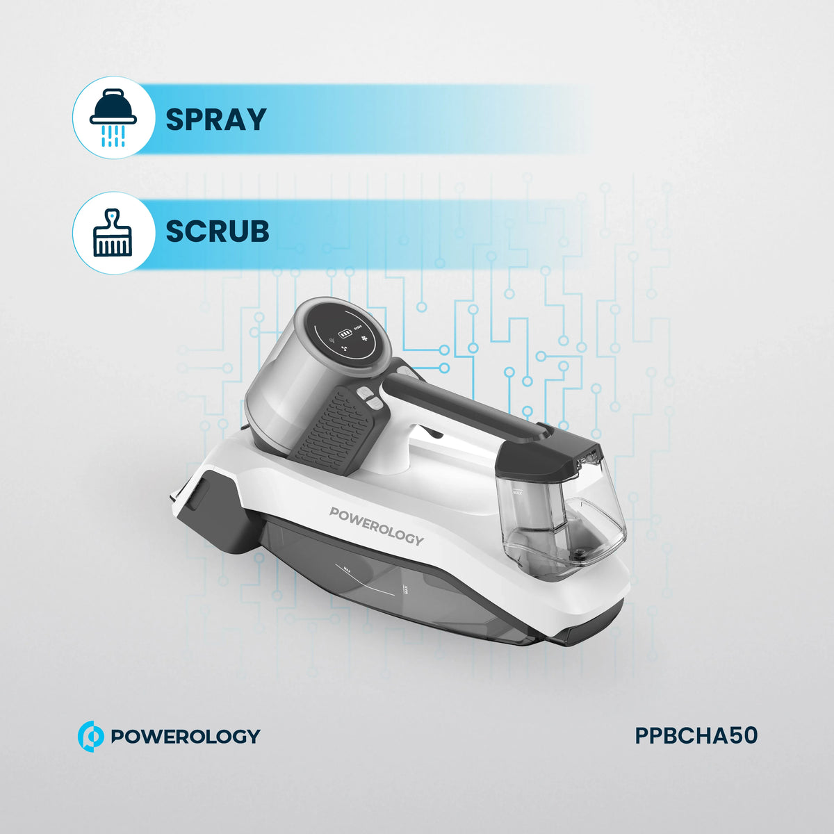 Powerology Cordless Spot Cleaner White – image 8