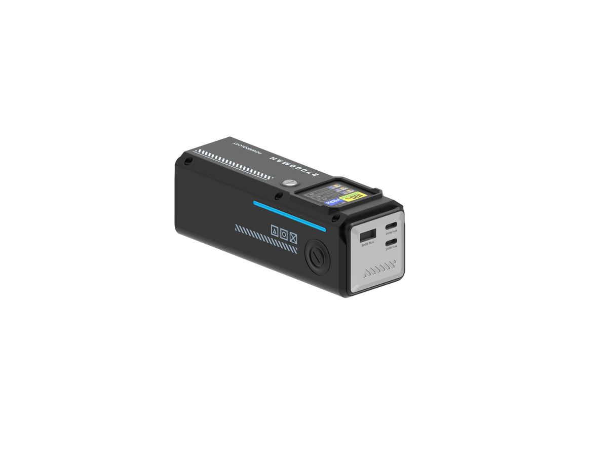 Powerology 27000mAh Smart Display Power Bank Black – image 7