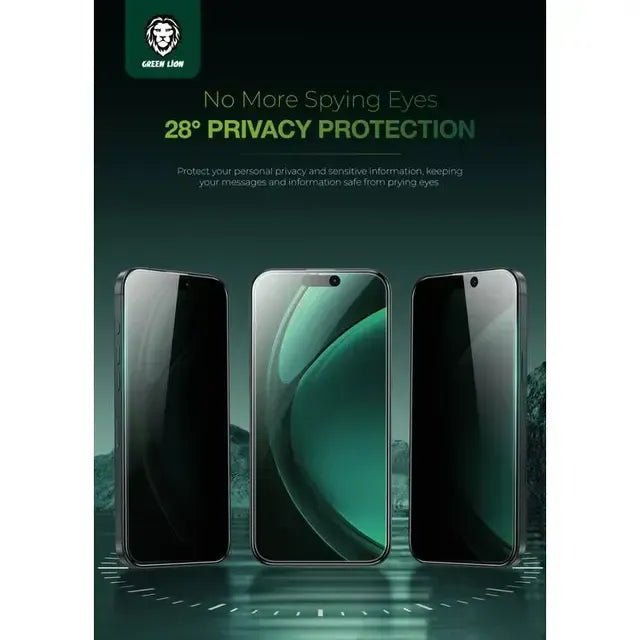 Green Lion 9 HSteve Matte Privacy Anti-Peeping Dull Glass - Black Edge/Privacy – image 19