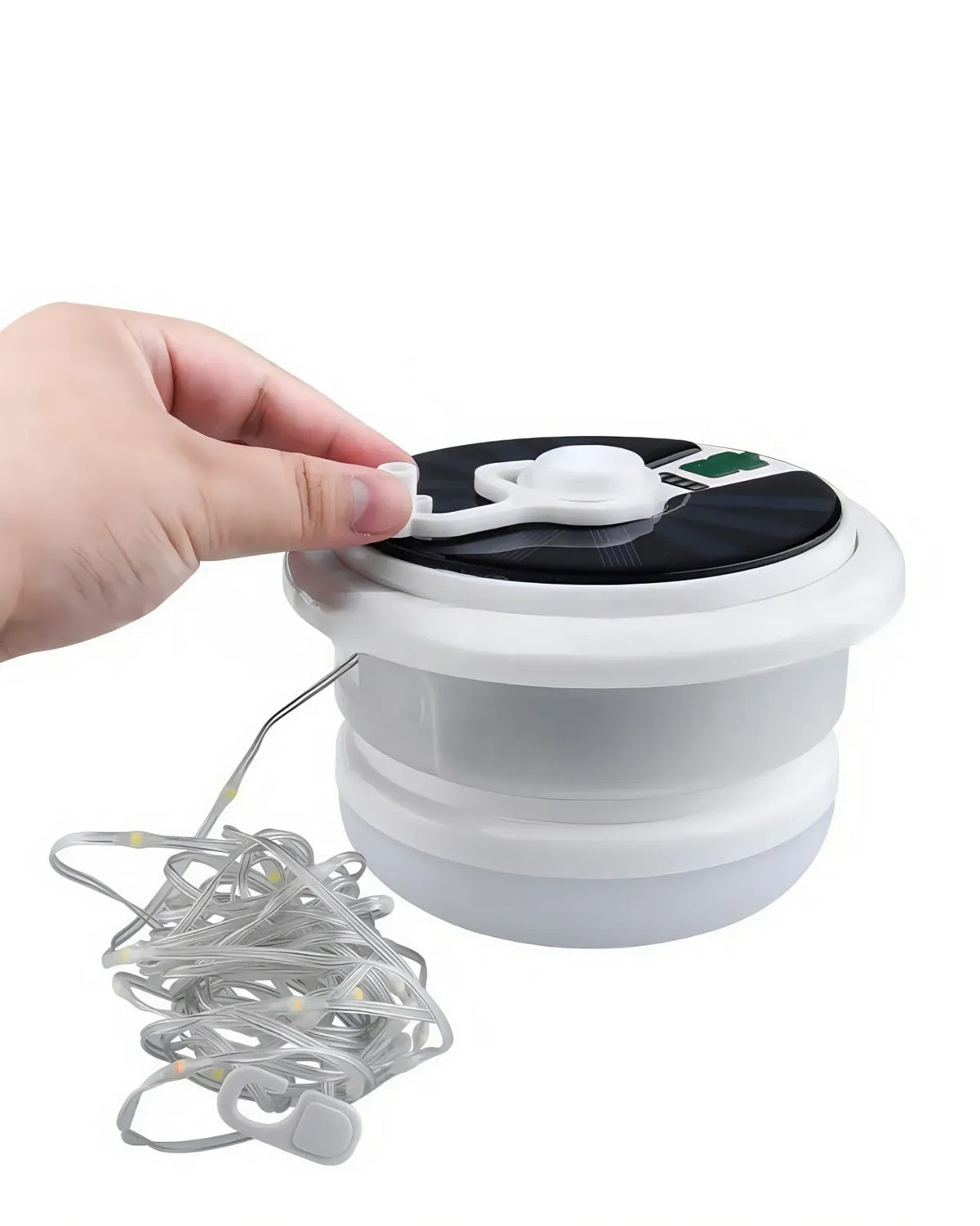 Green Lion Solar LED Lumex Camping Light Built in String Light White – image 6