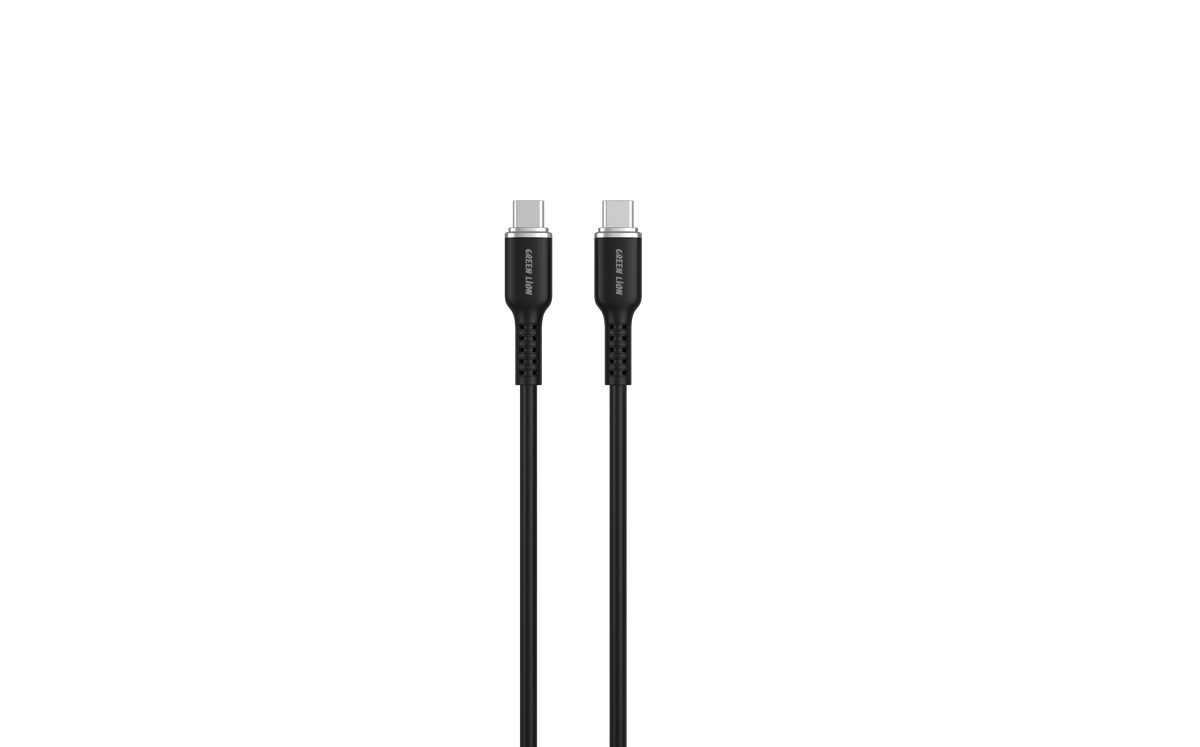 Green Lion USB-CTOUSB-C Silicone Cable - Black – image 2