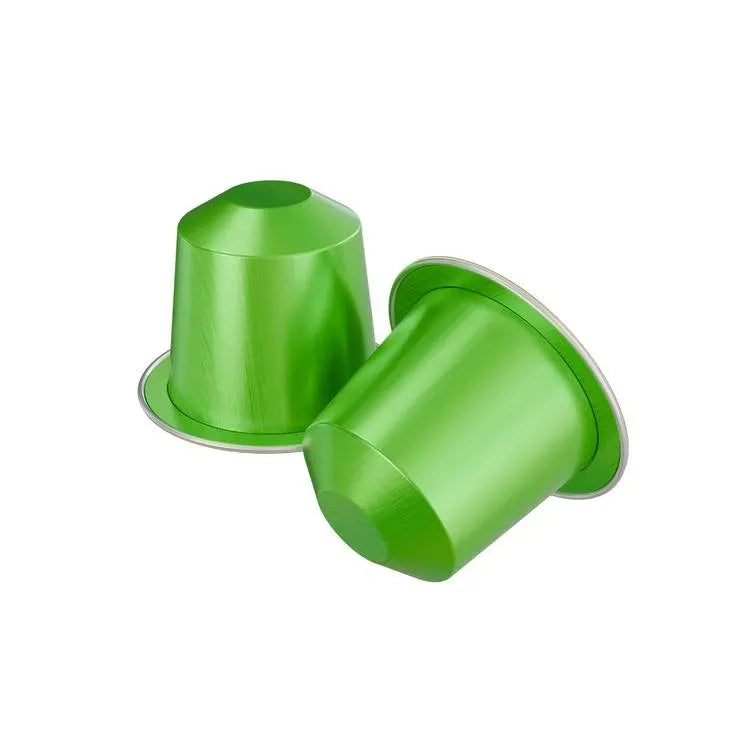 LePresso Aluminum Capsules for Nespresso Blended 10 pc Brazil Gold - Green – image 6