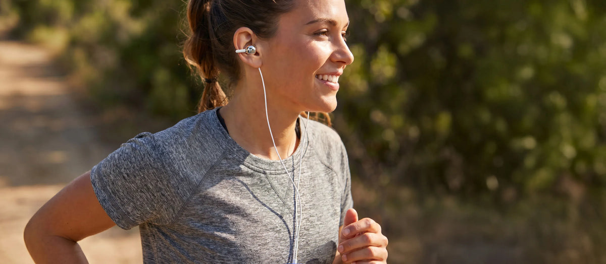 Powerology Voro Earhook USB-C Wired Earphones - White