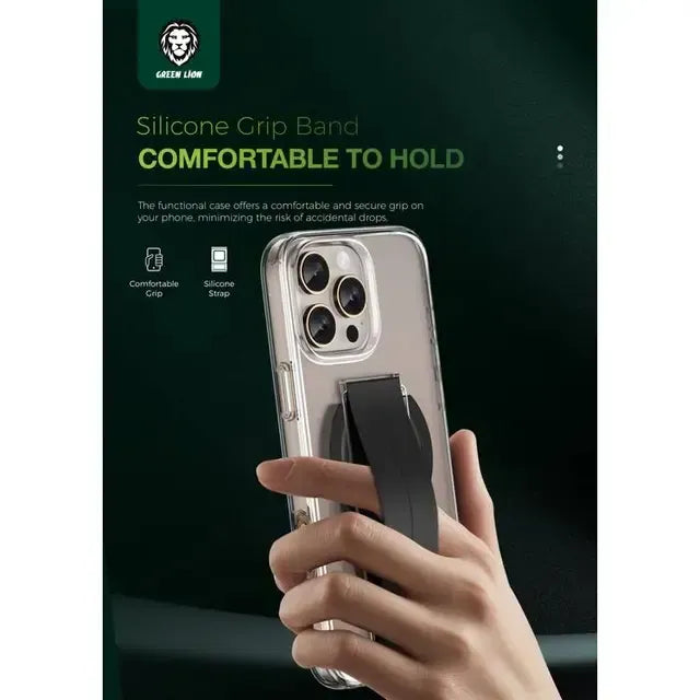 Green Lion Mag Safe Grip Case - BlackTitanium – image 6
