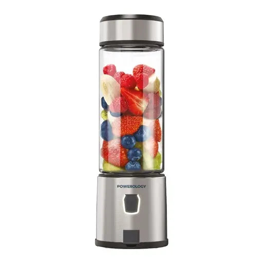 Powerology New 6 Blade Portable Juicer 450ml 126w Black – image 2