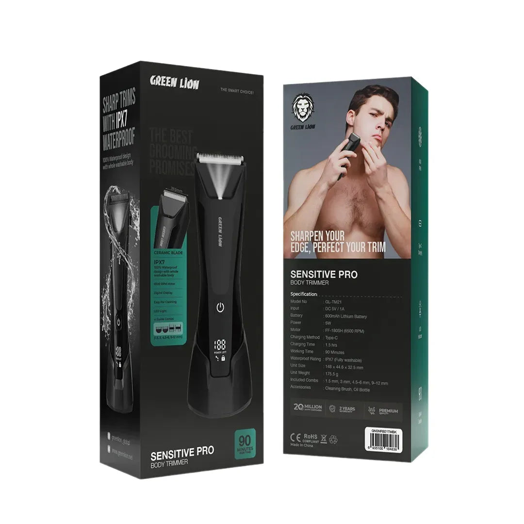 Green Lion Sensitive Pro Body Trimmer Black – image 7