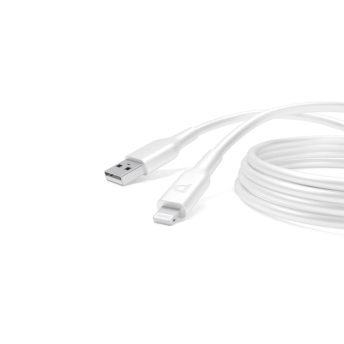 Powerology TPEUSB-A To Lightning Data&Fast Charge Cable - White – image 1