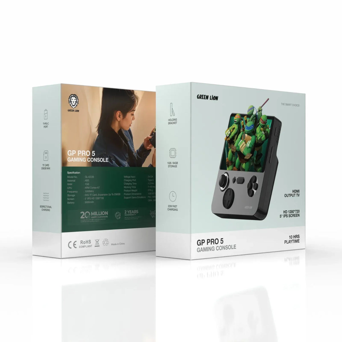 Green Lion Gp Pro 5 Gaming Console Black – image 3