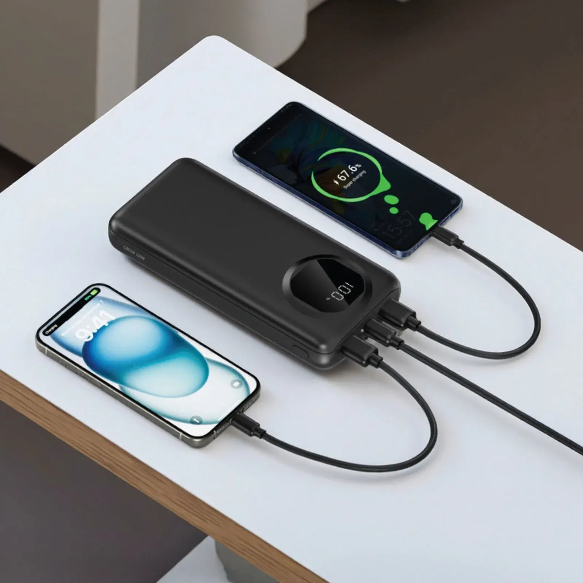Green Lion Nairo 10000mAh Power Bank PD 20w Black – image 3