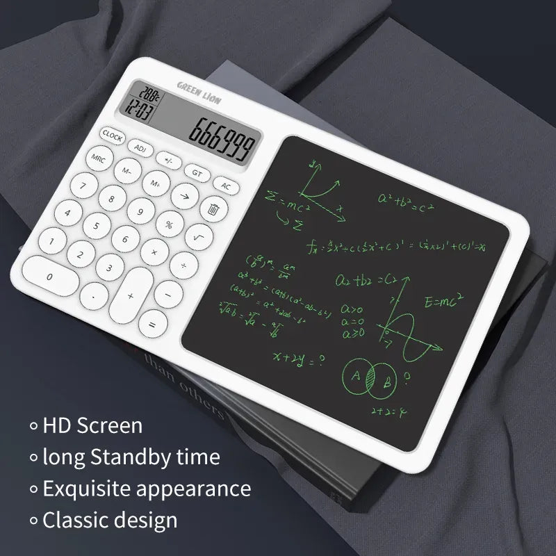 Green Lion Calcwrite Pro Calculator Writing Pad Combo White – image 8