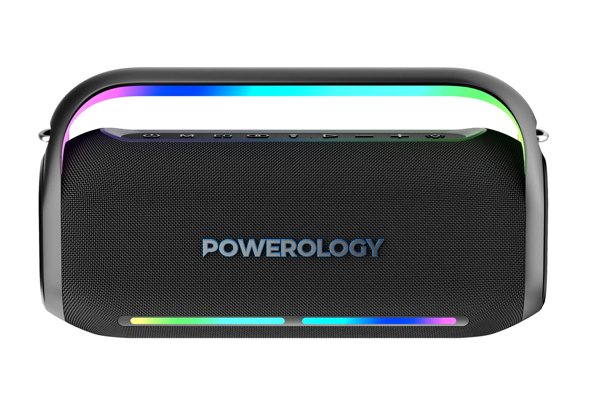 Powerology Deep Bass Party Speaker Black – image 6