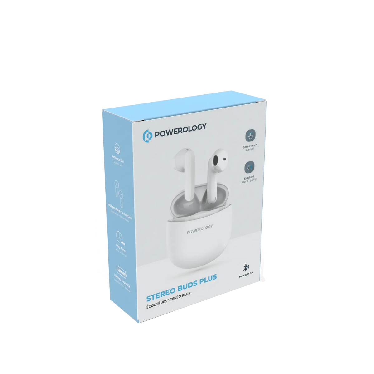 Powerology Stereo Buds Pluse - White – image 3