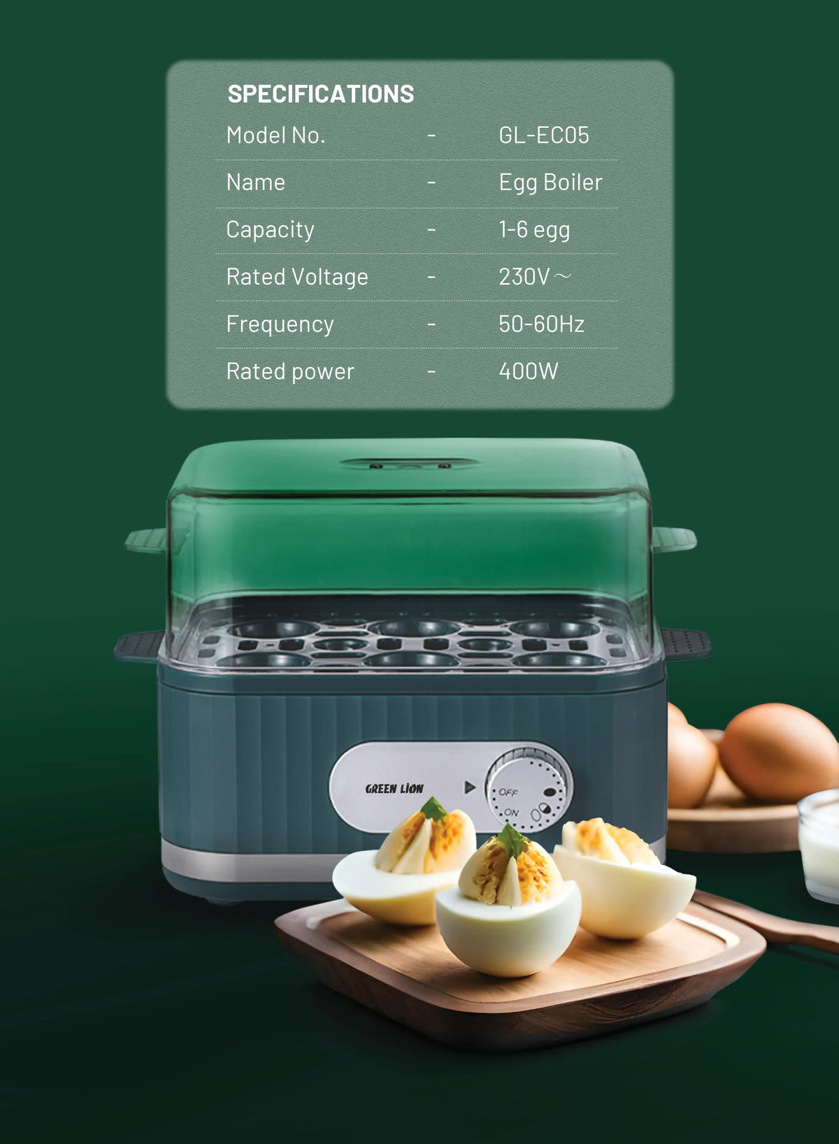 Green Lion Smart Egg Cooker – image 11