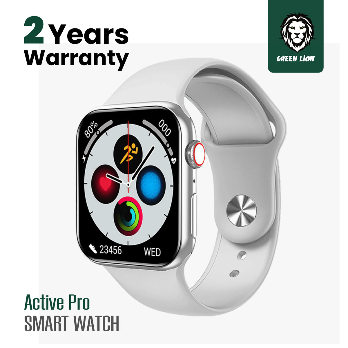 Green Lion Active Pro Smart Watch - Silver – image 6