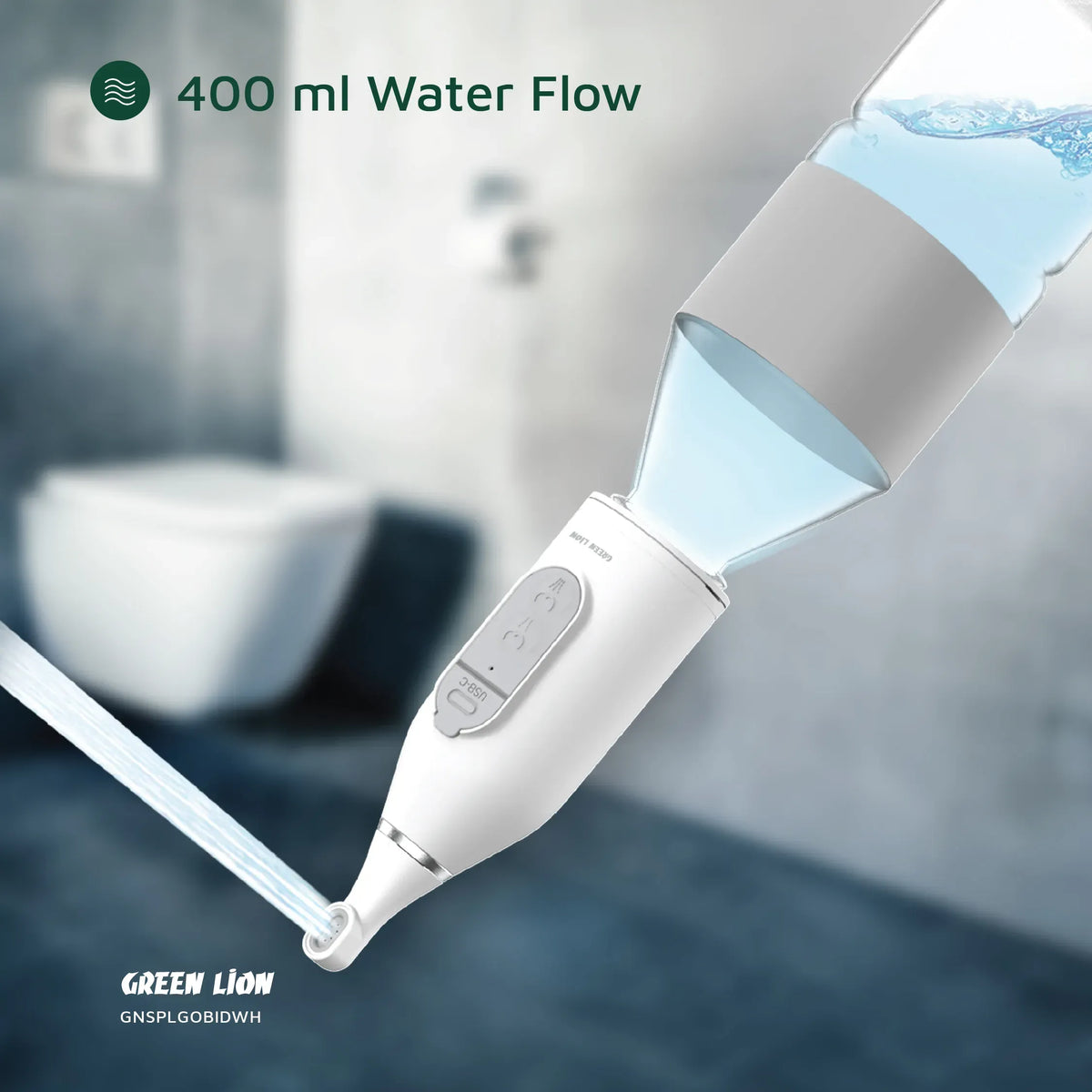 Green Lion Splash Go Portable Bidet White – image 6