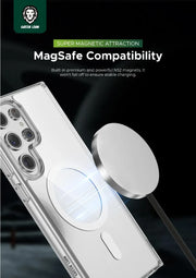 Green Lion Mag Safe Crystal Clear Ultra Drop Protection Case
