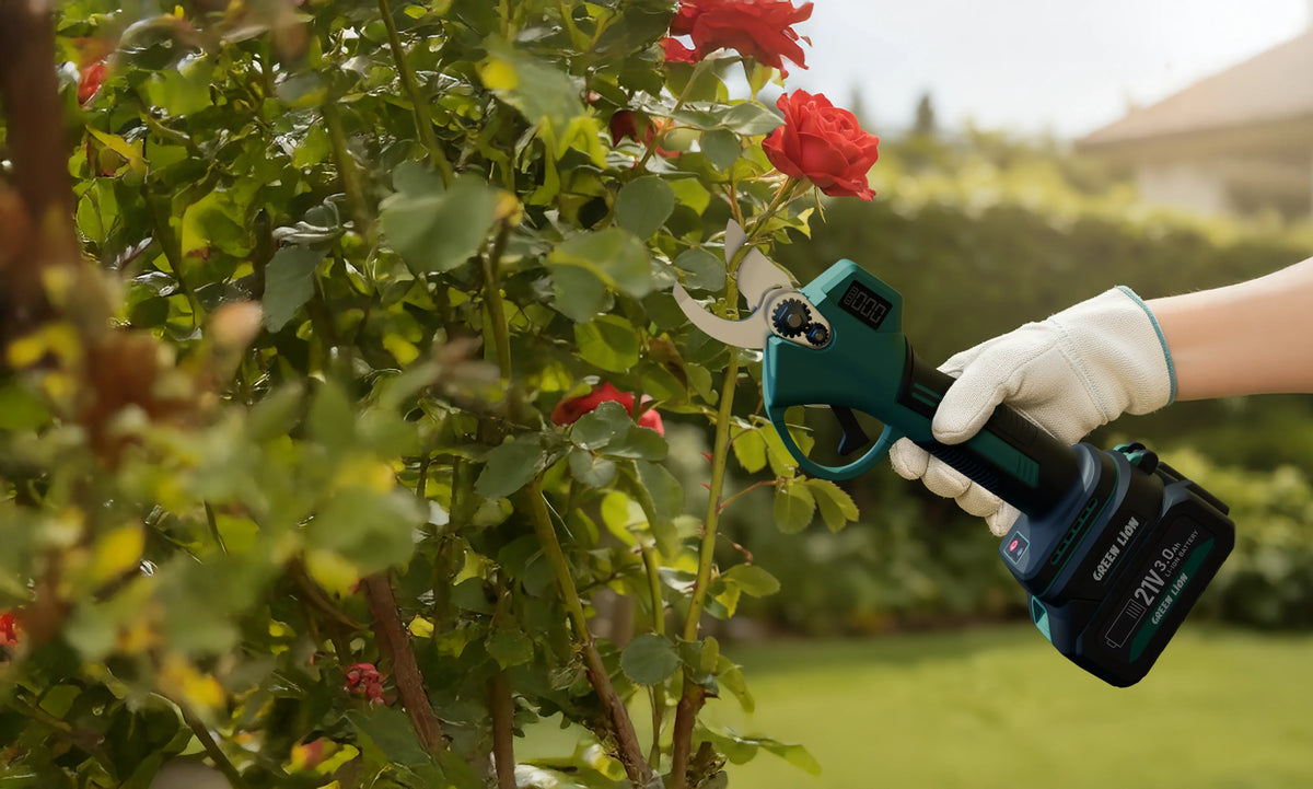 Green Lion Gsh 400 Electric Pruning Shears Tool Green – image 1