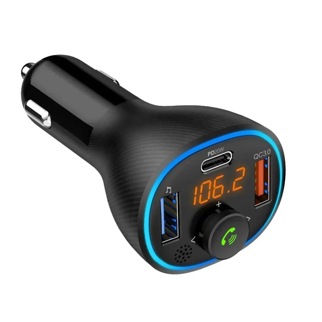 Green Lion Wireless Hands Free Car Kit with Built in Fm Transmitter Qc3 0 PD 20w 38w – image 7