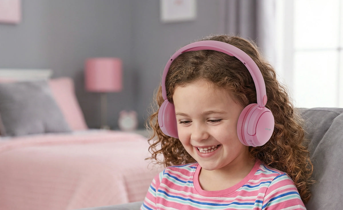 Green Lion GK-700 Kids Headphones - Pink – image 1