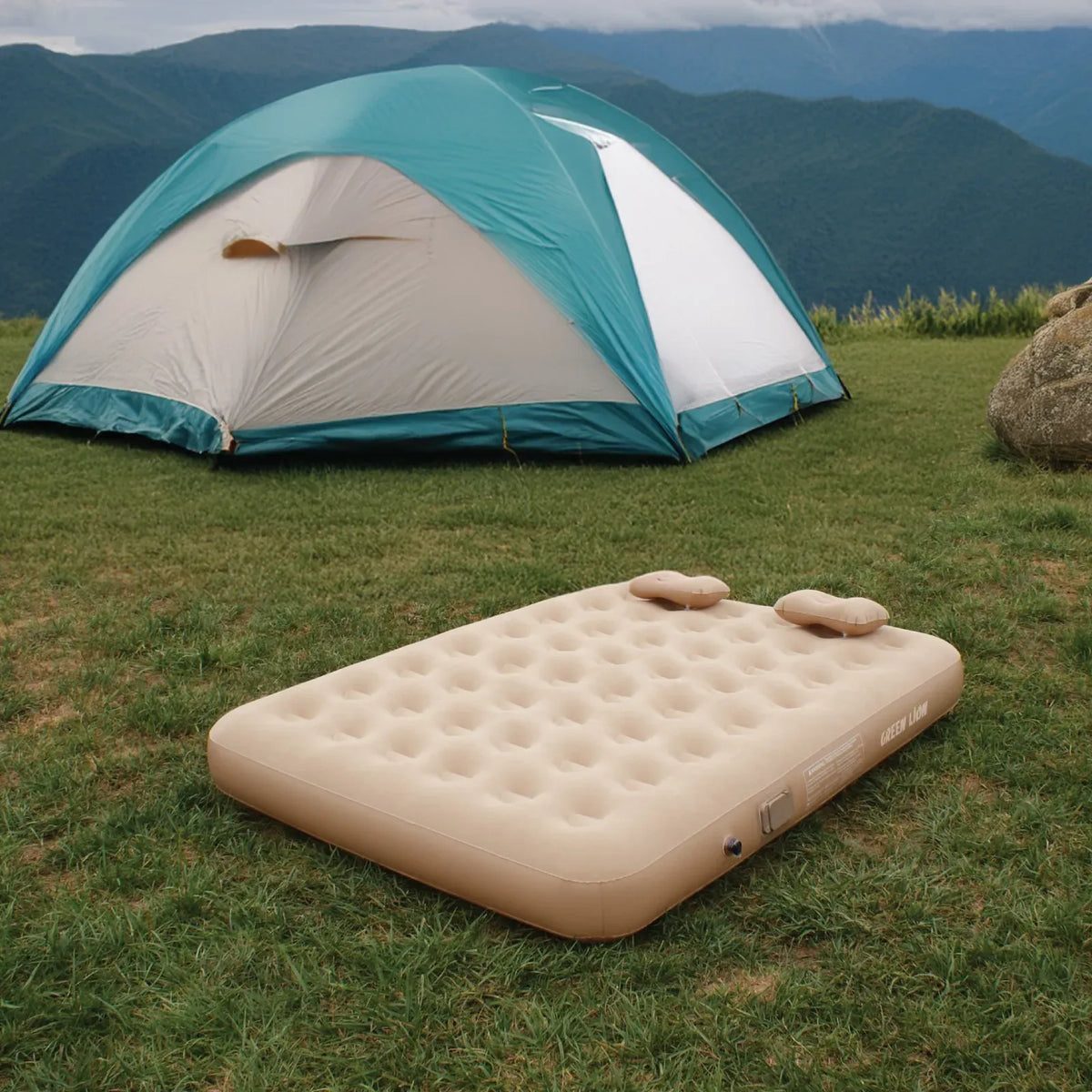 Green Lion Gmt 200 Automatic Inflatable Mattress Beige – image 5