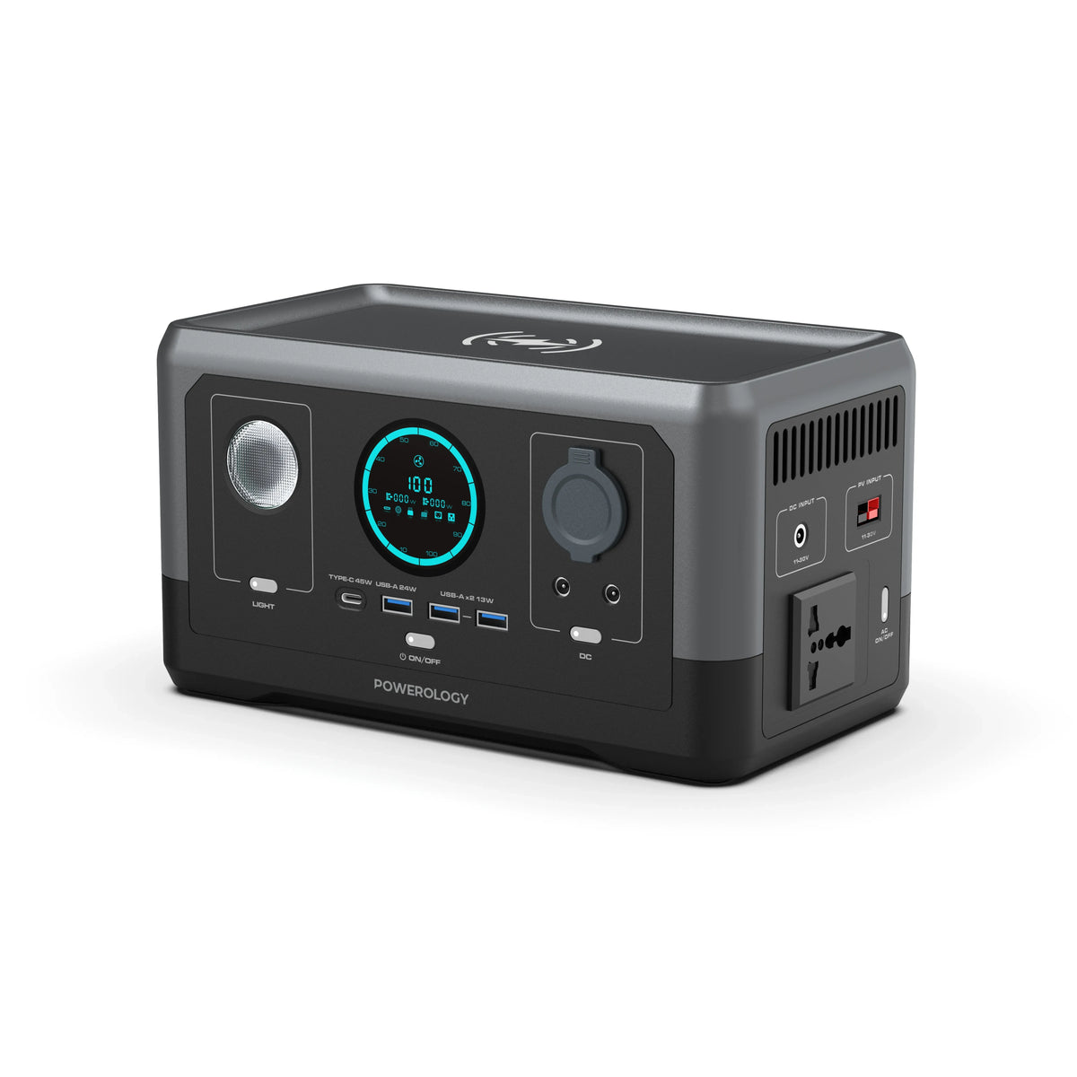 Powerology Portable Power Generator Fast Charging 76800mAh 300w Black – image 15