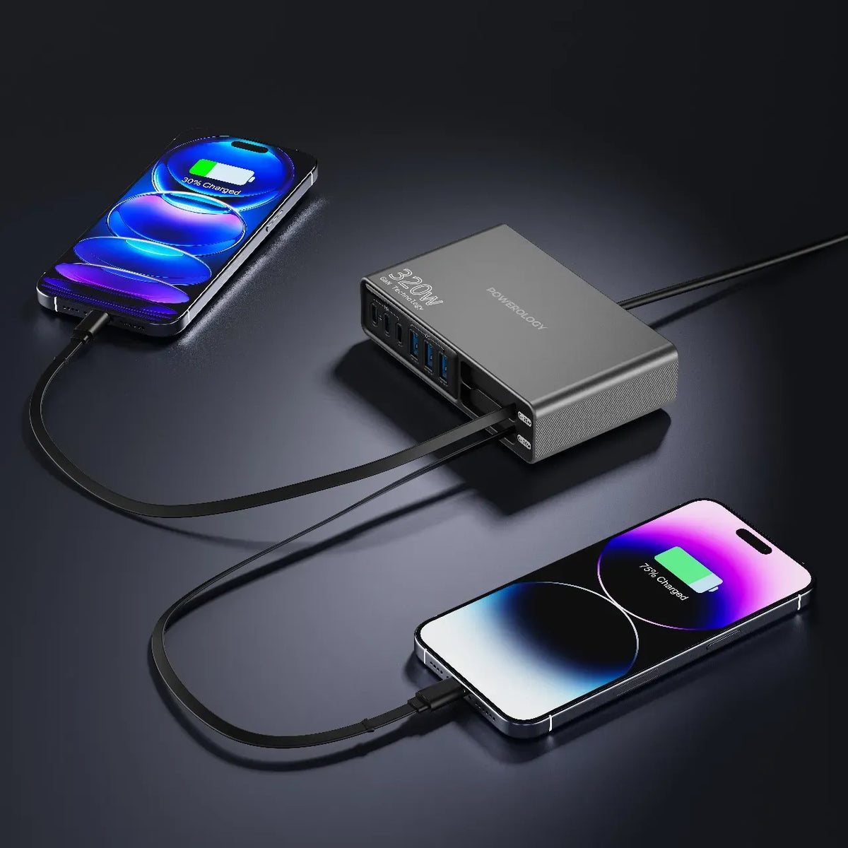 Powerology Univo Charging Station PD 100w Black – image 10