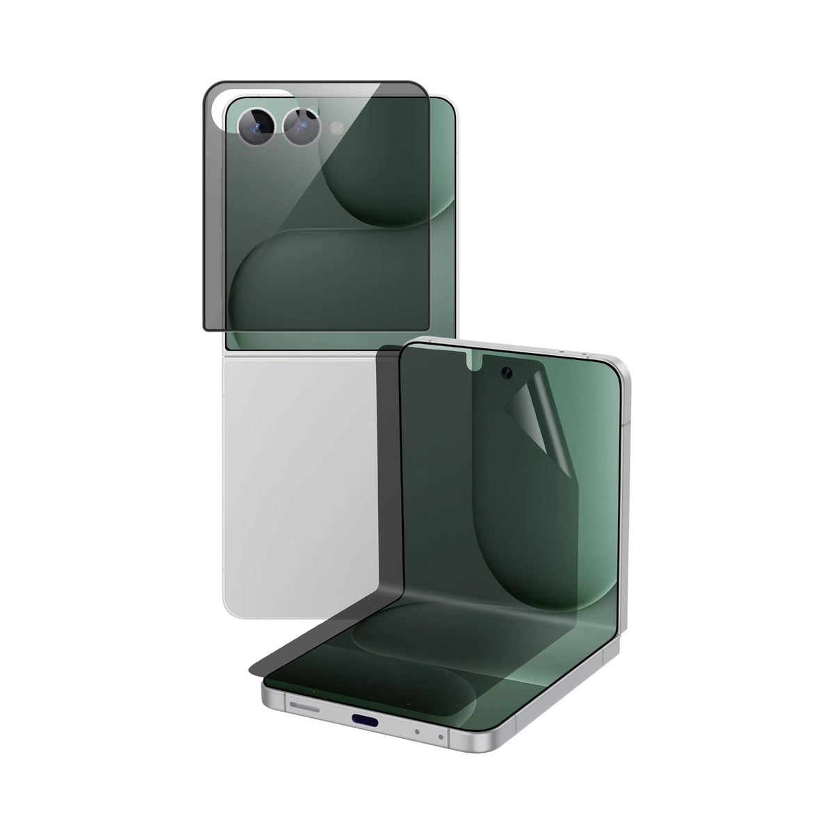 Green Lion Flip Protection Pack for Z Flip 8 7 Black – image 2