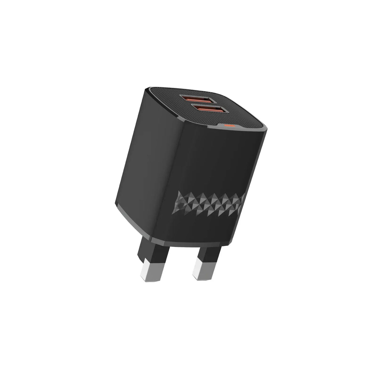 Green Lion Dual Port Wall Charger UKPlug 2 USB-A Port - Black – image 5