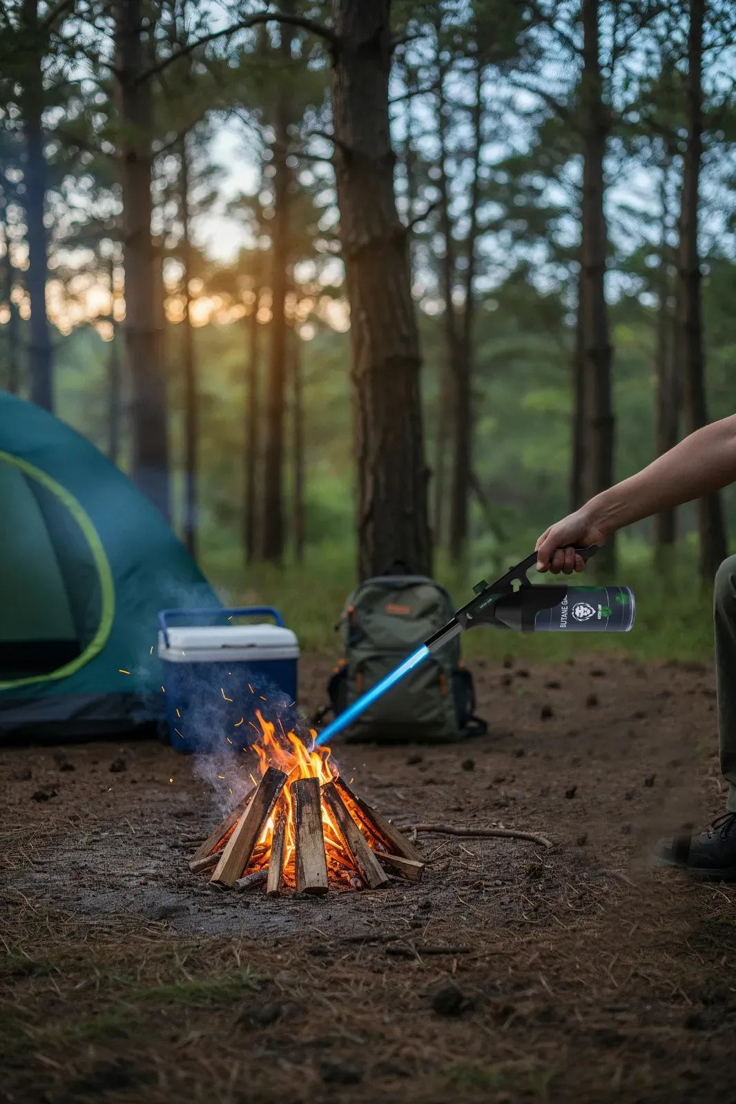 Green Lion Fire Flame Windproof Lighter Black – image 8