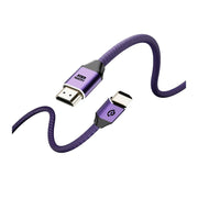 Powerology 8 KHDMI Braided Cable 3 M - Purple