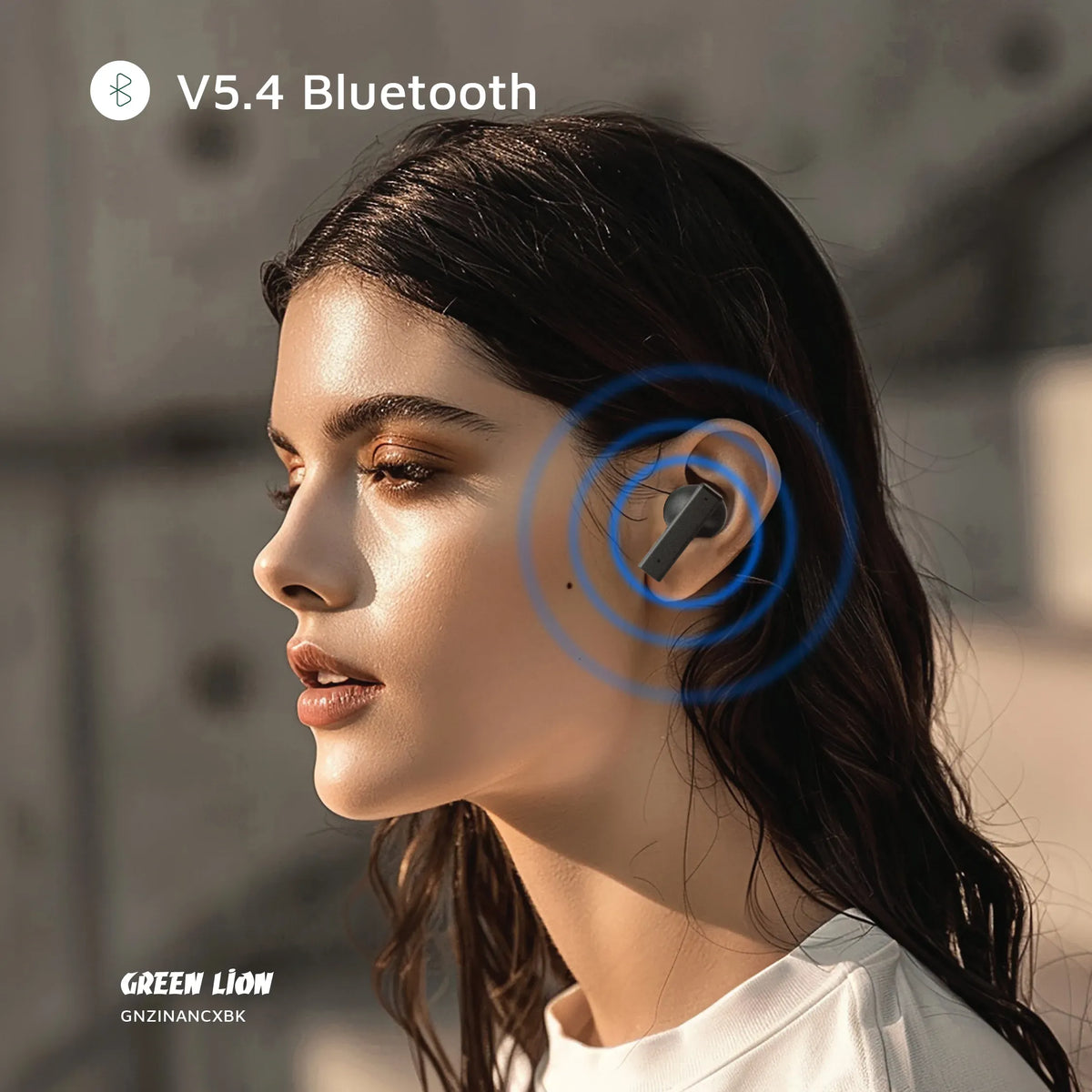 Green Lion Zinc X Metal Earbuds Tws with Anc Black – image 5