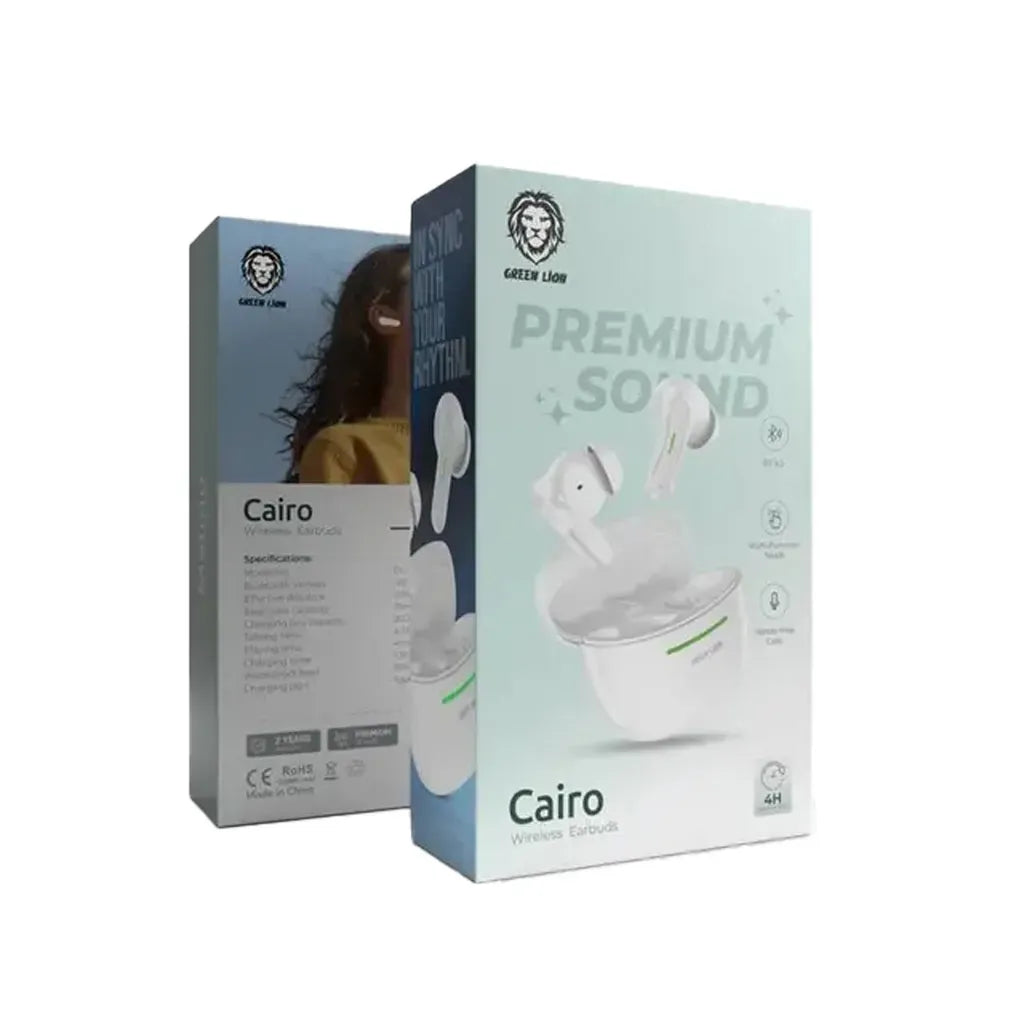 Green Lion Cairo Wireless Earbuds - White – image 2